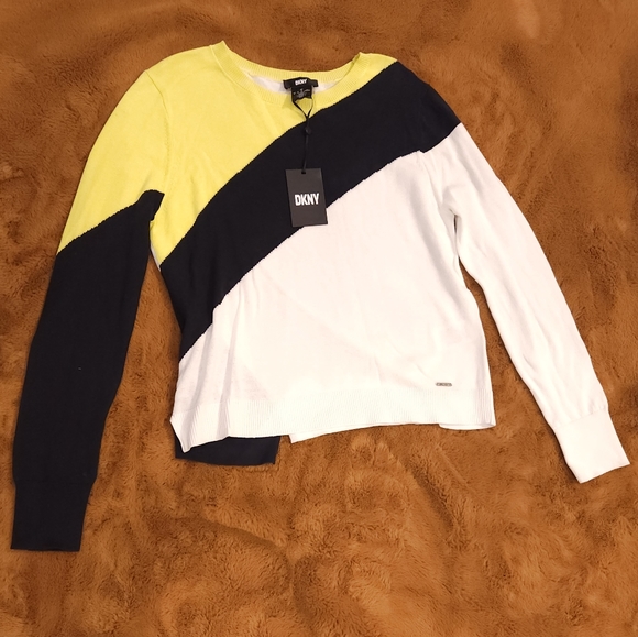 DKNY colorblock sweater NWT - Picture 4 of 7